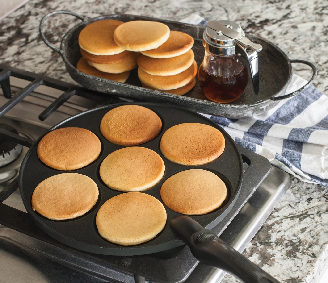 Nordic Ware American Pancake Pan - ø 27 Cm - 7 Pancakes - Afbeelding 2
