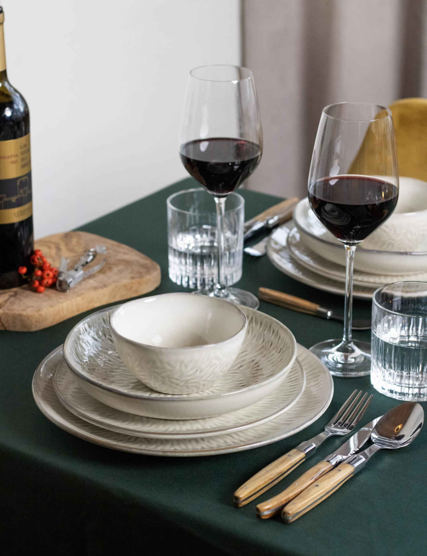 Jay Hill Bestekset Laguiole - Olijfhout - 4-delig - Afbeelding 3