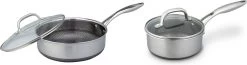 Westinghouse Pannenset Black Signature (Kookpan ΓΈ 24 Cm + Steelpan ΓΈ 20 Cm) - Inductie En Alle Andere Warmtebronnen