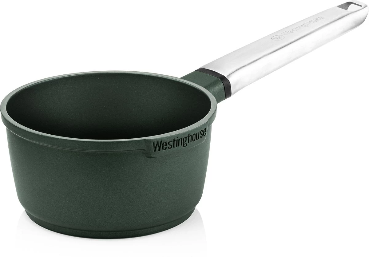 Westinghouse Pannenset Performance (Koekenpan ø 24 En 28 Cm + Steelpan ø 18 Cm) - Groen - Inductie En Alle Andere Warmtebronnen - Afbeelding 6
