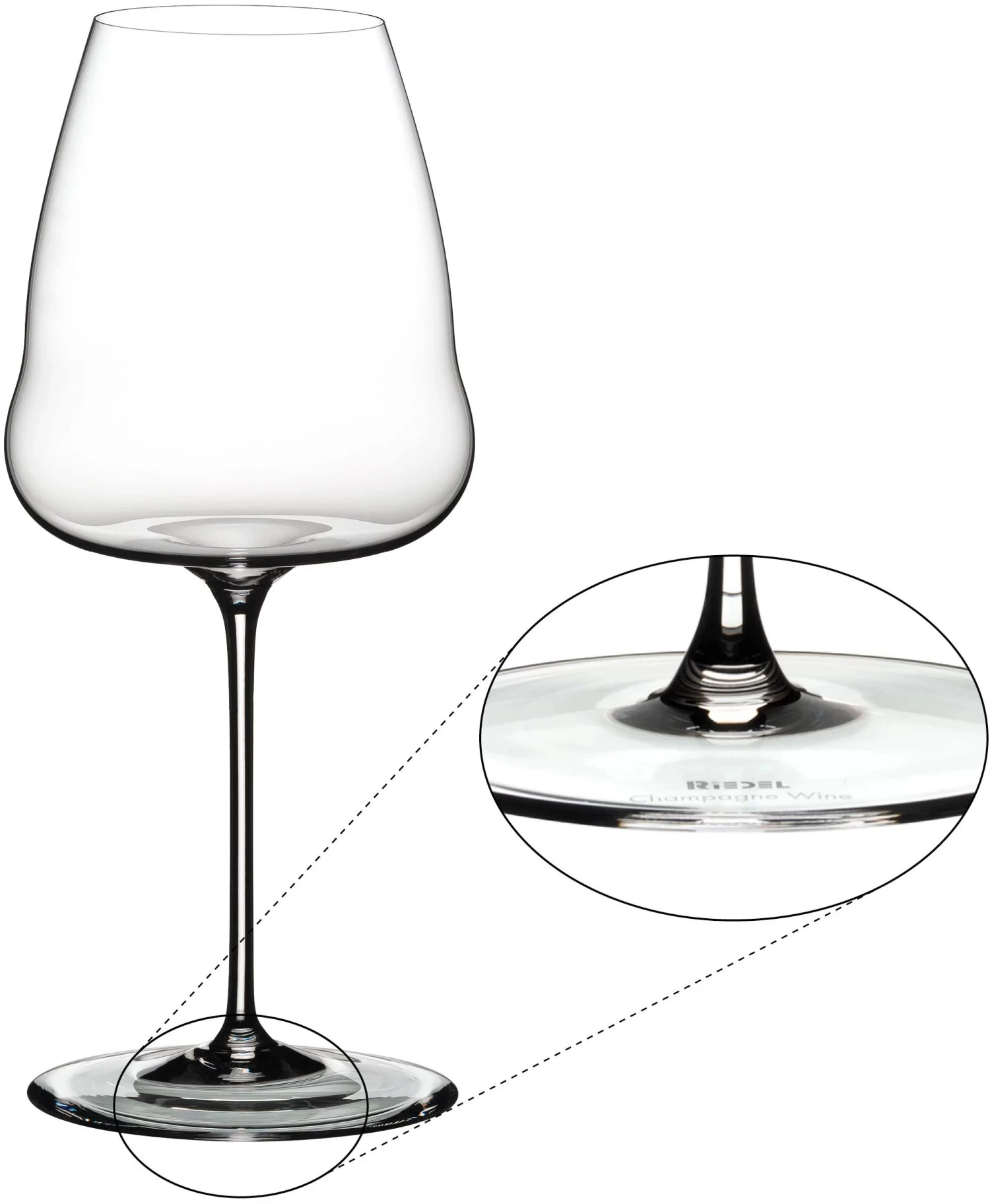 Riedel Champagneglas Winewings - Afbeelding 2