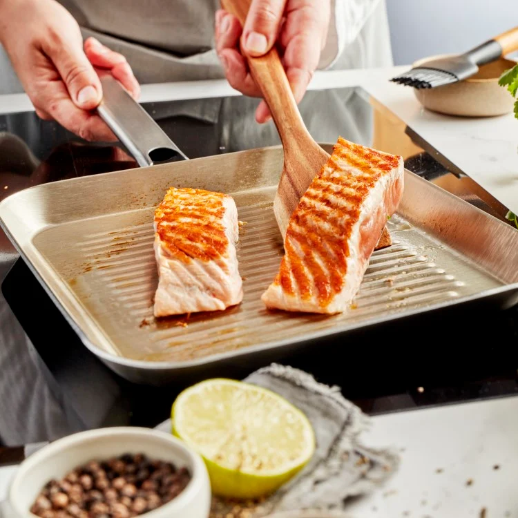 Demeyere Koekenpannen Alu Plus 3 - Duraslide - ø 20 + 24 Cm - Standaard Anti-aanbaklaag - Afbeelding 2