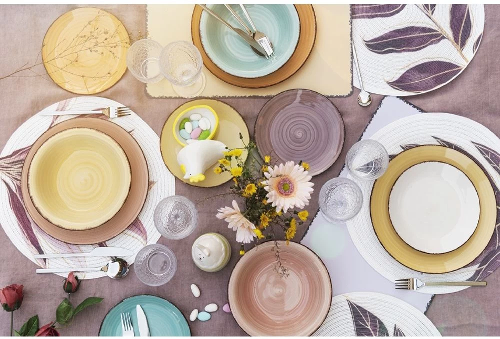 Villa D'Este Serviesset Acquerello - 18-delig / 6 Personen - Afbeelding 2