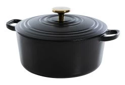 BK Braadpan Bourgogne - Pitch Black - ΓΈ 24 Cm / 4.2 Liter