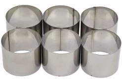 Cosy & Trendy Kookringen RVS ø 7 Cm - 6 Stuks