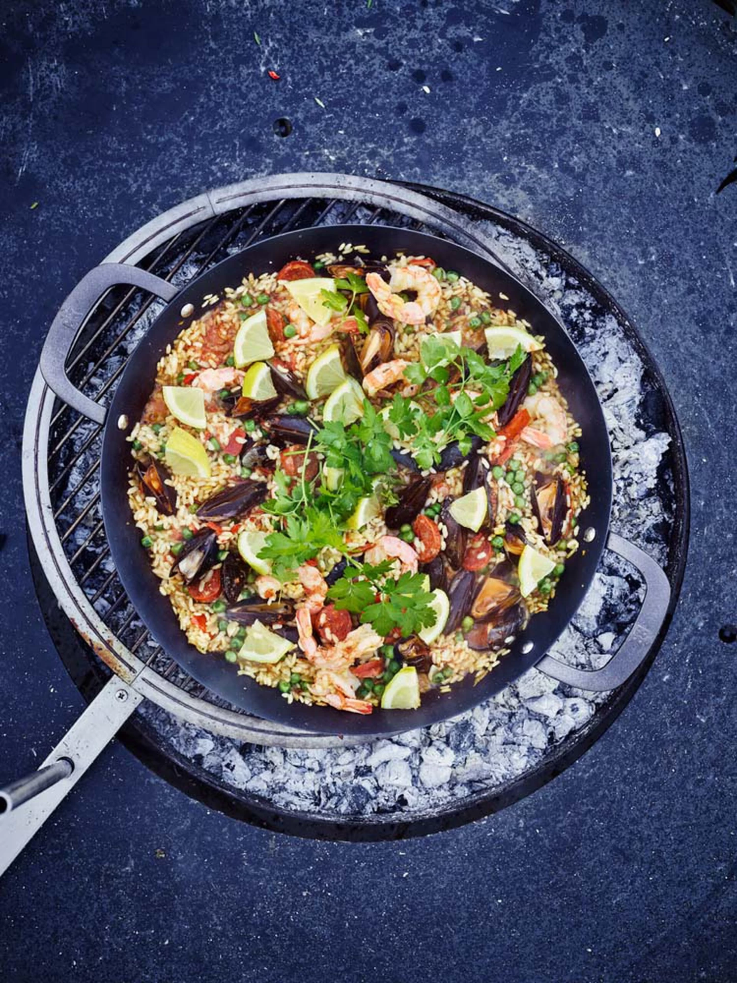 BK Paella Pan Black Steel - ø 38 Cm - Afbeelding 4