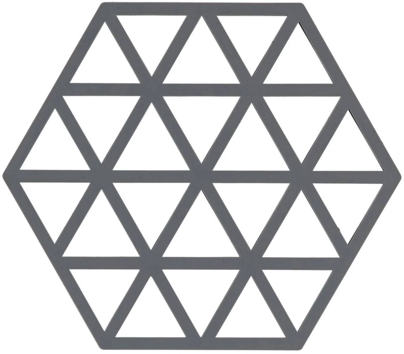 Zone Denmark Pannenonderzetter Triangles - Cool Grey - 16 X 14 Cm