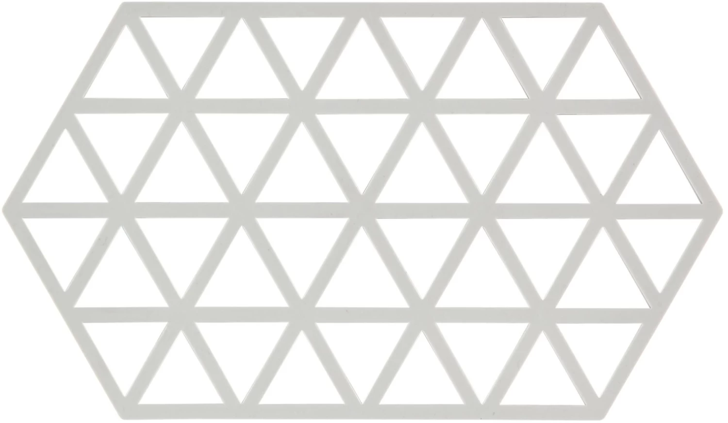 Zone Denmark Pannenonderzetter Triangles - Warm Grey - 24 X 14 Cm
