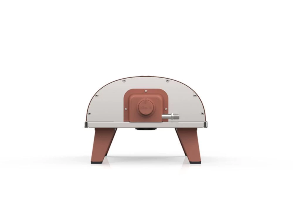 ZiiPa Pizza Oven Piana - Gasmodel - Met Thermometer - Terracotta - Voor ø 30 Cm Pizza's - Roterende Pizzasteen - Afbeelding 6