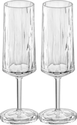 Koziol Champagneglazen - Onbreekbaar Superglas 100 Ml - 2 Stuks