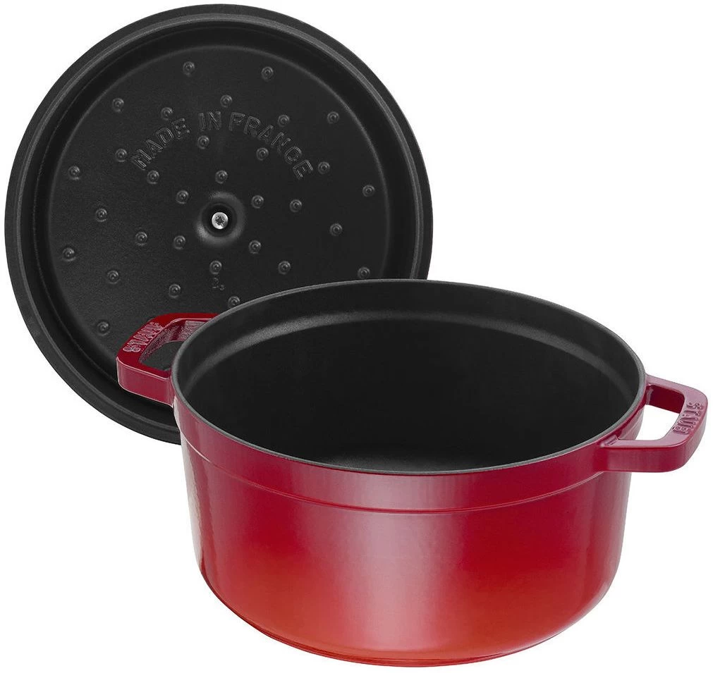 Staub Braadpan / Cocotte - Kersenrood - ø 22 Cm / 2.6 Liter - Afbeelding 6