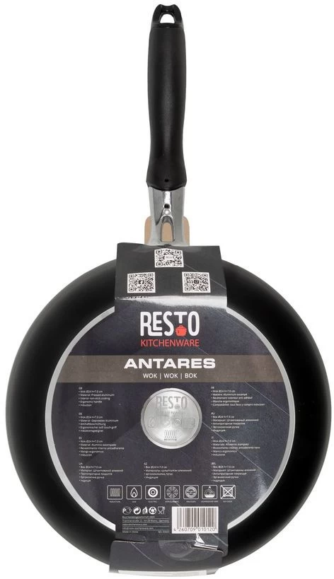 Resto Kitchenware Wokpan Antares - ø 24 Cm - Standaard Anti-aanbaklaag - Afbeelding 7