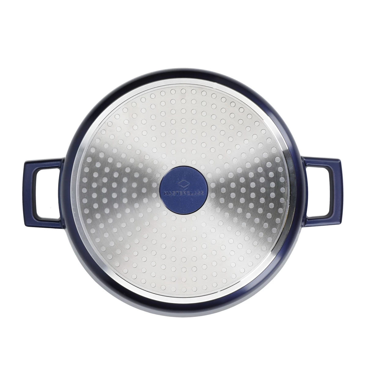 MasterClass Braadpan - Blauw - ø 28 Cm / 4 Liter - Standaard Anti-aanbaklaag - Afbeelding 3