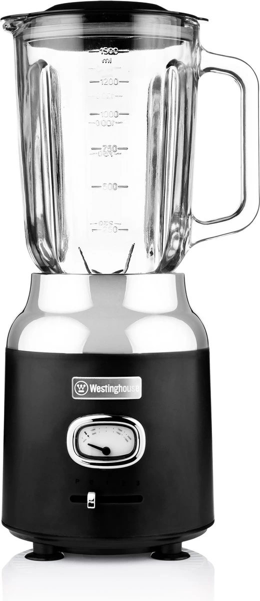 Westinghouse Retro Waterkoker + Broodrooster 2 Sleuven + Blender - Zwart - Afbeelding 2