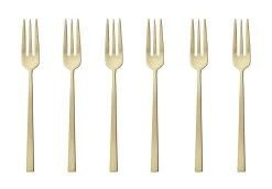 Sambonet Gebaksvorkjes Rock Champagne 6 Stuks