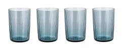 Bitz Waterglas Kusintha - Blauw - 280 Ml - 4 Stuks