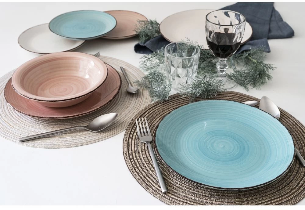 Villa D'Este Serviesset Acquerello - 12-delig / 4 Personen - Afbeelding 3