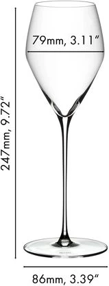 Riedel Champagneglazen Veloce - 6 Stuks - Afbeelding 4