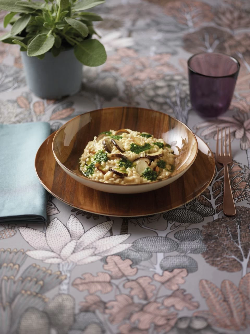 Arthur Krupp Serviesset Wood Essence - 12-delig / 4 Personen - Afbeelding 2