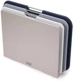 Joseph Joseph 3-delige Snijplankenset Met Houder - Nest Boards - Groot - Grijs