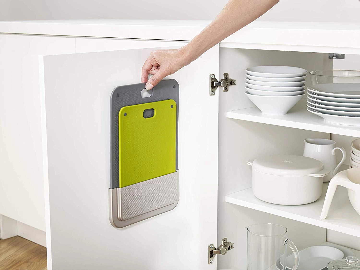 Joseph Joseph 2-delige Snijplankenset Met Houder - DoorStore - Afbeelding 4