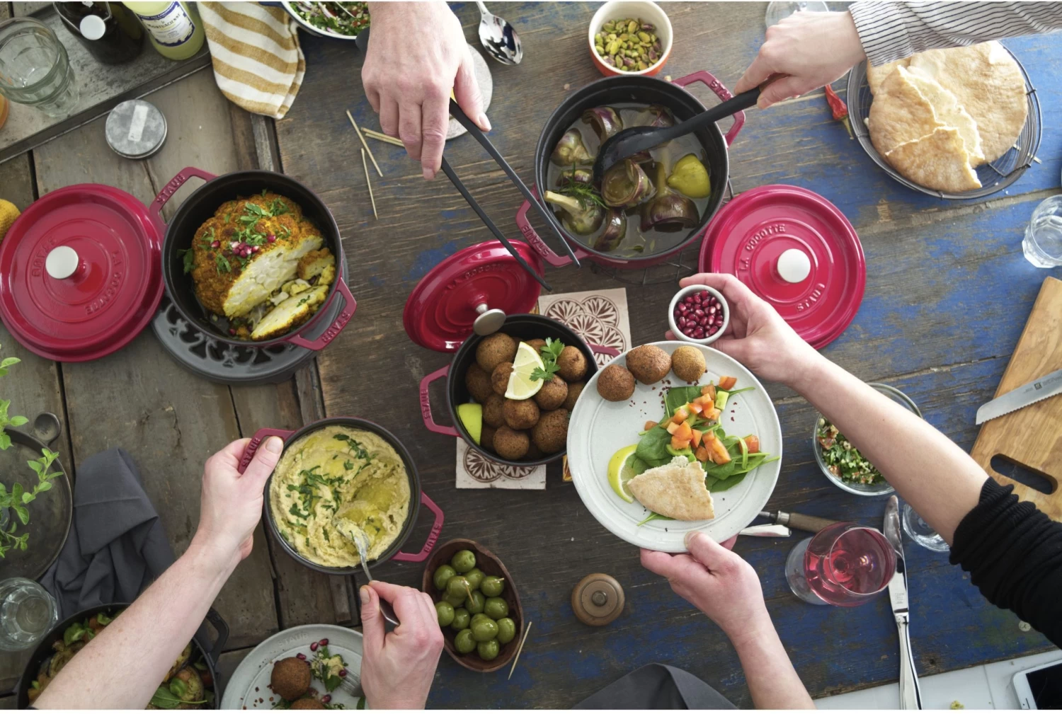 Staub Braadpan / Cocotte - Kersenrood - ø 22 Cm / 2.6 Liter - Afbeelding 3