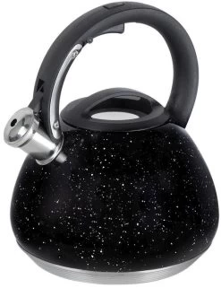 Resto Kitchenware Fluitketel Lyra - Zwart - 2.7 Liter