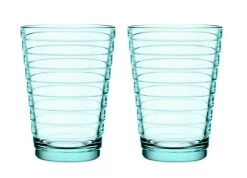 Iittala Glas Aino Aalto - Watergroen - 330 Ml - 2 Stuks