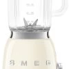 SMEG Blender - 800 W - Creme - 1.5 Liter - BLF03CREU