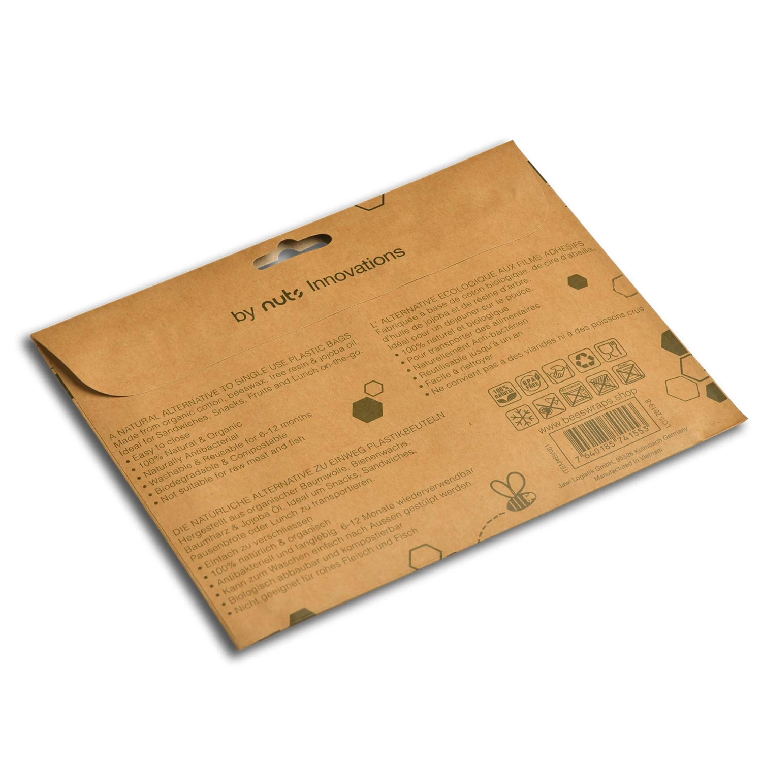 Bee's Wax Zakje Sandwich & Snack Kids 2 Stuks - Afbeelding 7