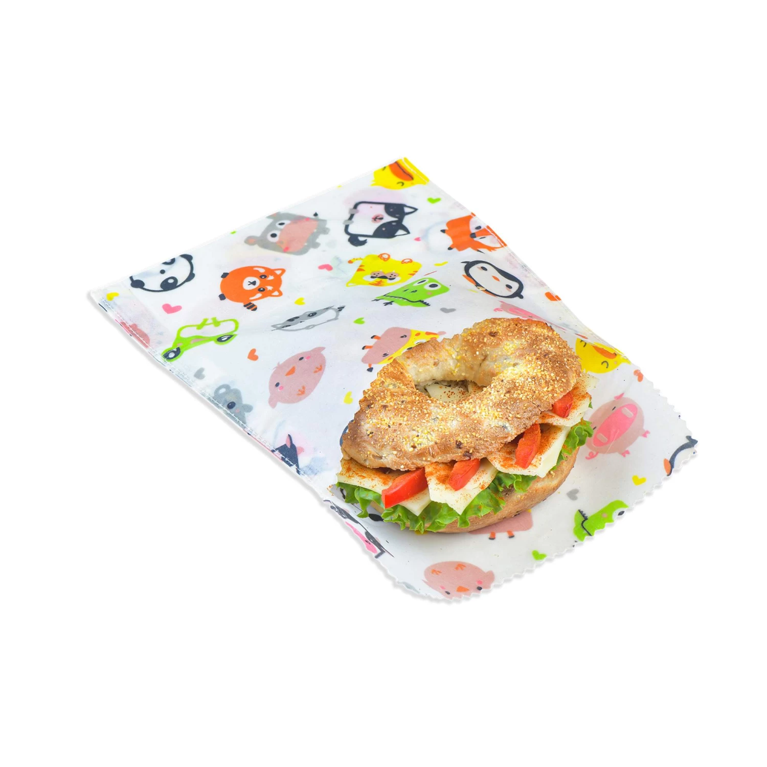Bee's Wax Zakje Sandwich & Snack Kids 2 Stuks - Afbeelding 4