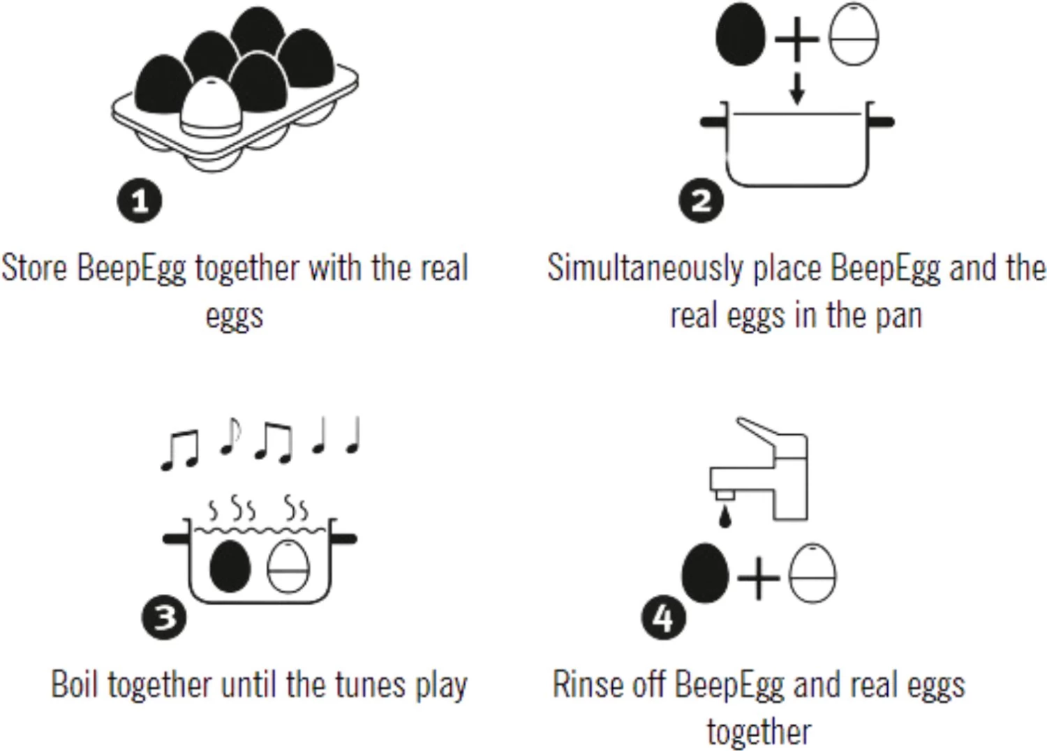 PiepEi Eierwekker Classic - Geel - Afbeelding 2
