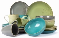 Jay Hill Serviesset Santorini - 16-delig / 4 Personen - Groen