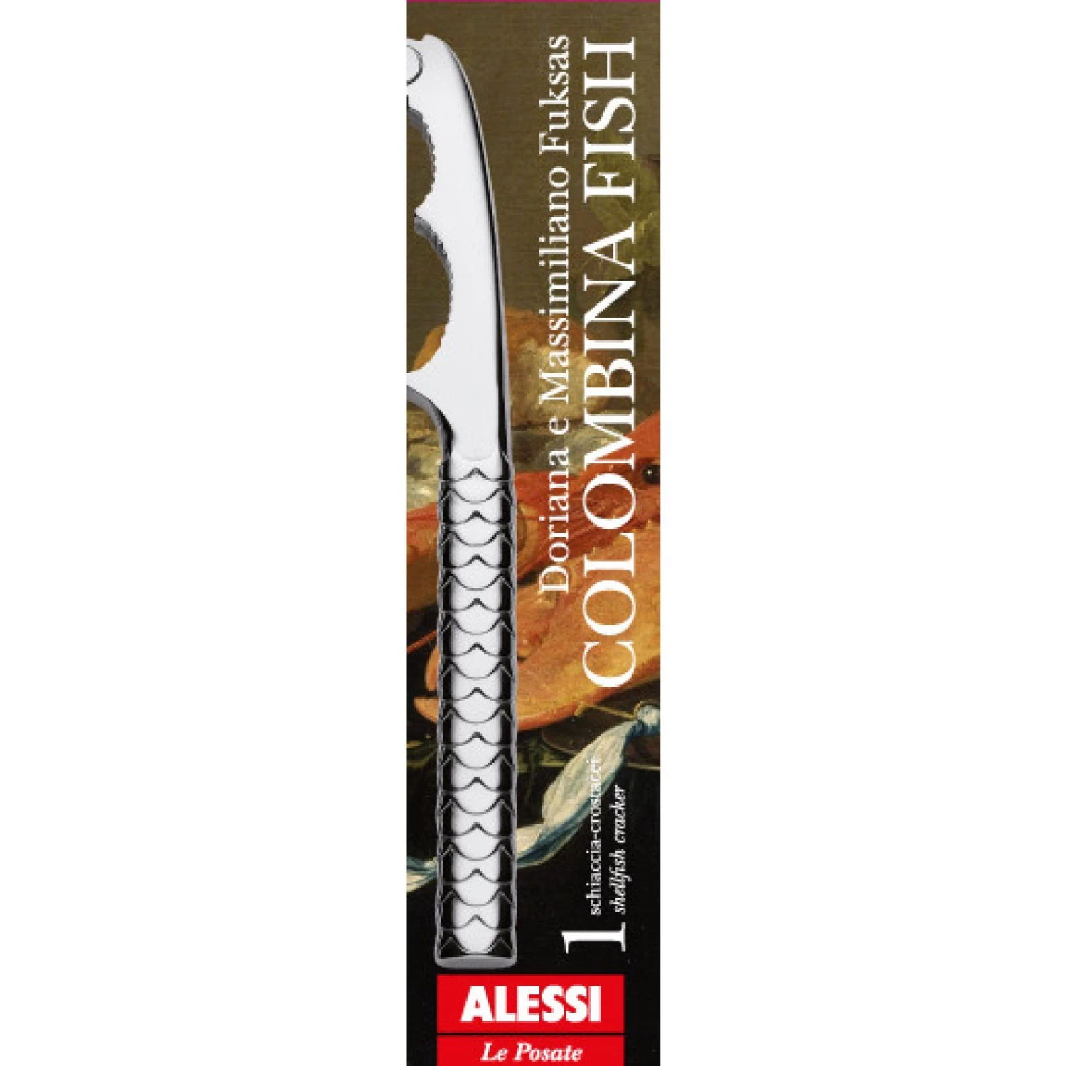 Alessi Kreeftenkraker Colombina Fish - FM06/42 - Door Doriana & Massimiliano Fuksas - Afbeelding 4