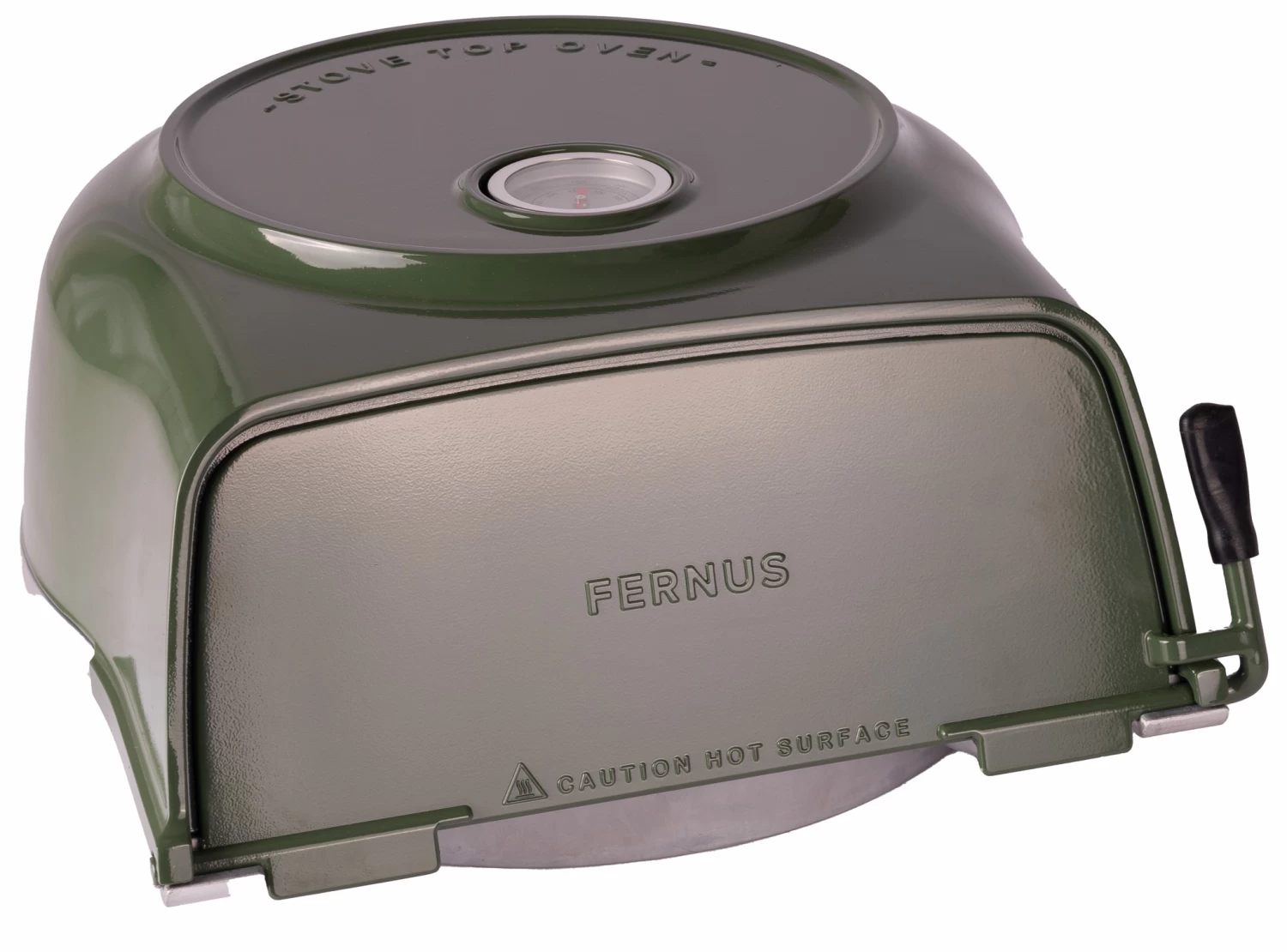 Fernus & Friends Pizza Oven - Voor Fornuis - Duck Green - Voor ø 26 Cm Pizza's - Afbeelding 6