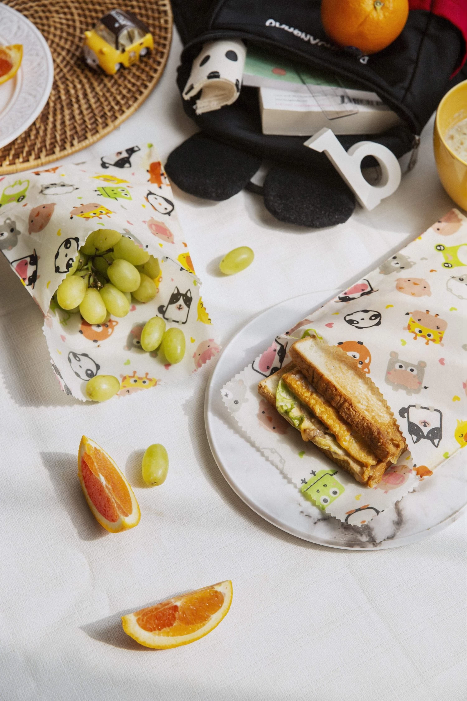 Bee's Wax Zakje Sandwich & Snack Kids 2 Stuks - Afbeelding 3