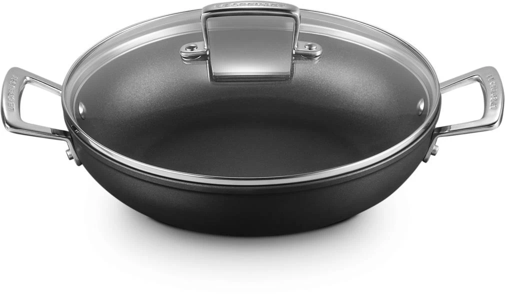 Le Creuset Hapjespan Met Deksel - Les Forgées TNS - ø 26 Cm / 2.7 Liter - Standaard Anti-aanbaklaag - Afbeelding 5