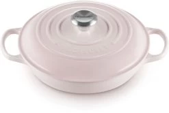 Le Creuset Braadpan Signature - Campagnard - Shell Pink - ΓΈ 26 Cm / 2.2 Liter