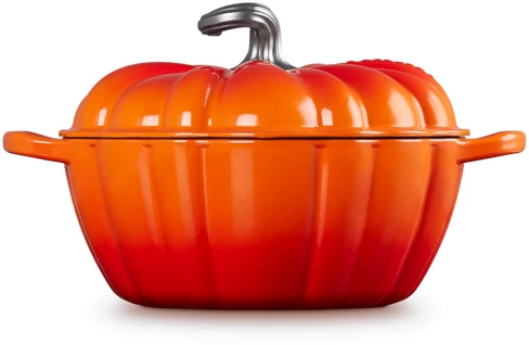 Le Creuset Braadpan Signature - Pompoen - Oranjerood - ø 24 Cm / 3.7 Liter - Afbeelding 2