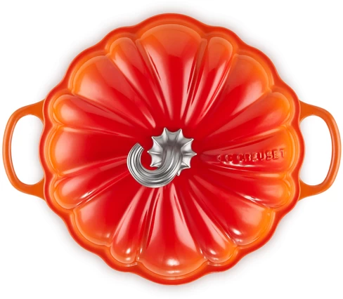 Le Creuset Braadpan Signature - Pompoen - Oranjerood - ø 24 Cm / 3.7 Liter - Afbeelding 3