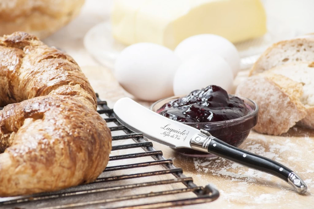 Laguiole Style De Vie Botermessen Zwart - 4 Stuks - Afbeelding 3