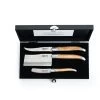 Laguiole Style De Vie Kaasmessen / Kaasmessenset Luxury Line Eikenhout - 3 Stuks