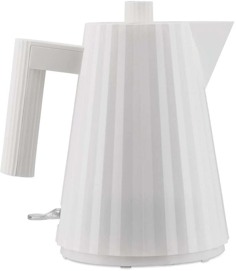 Alessi Waterkoker Plissé - Droogkookbeveiliging - Wit - Michele De Lucchi - 1 Liter - MDL06/1 W