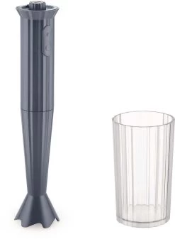Alessi Staafmixer Plissé - 2 Standen - Grijs - Michele De Lucchi - MDL10 G