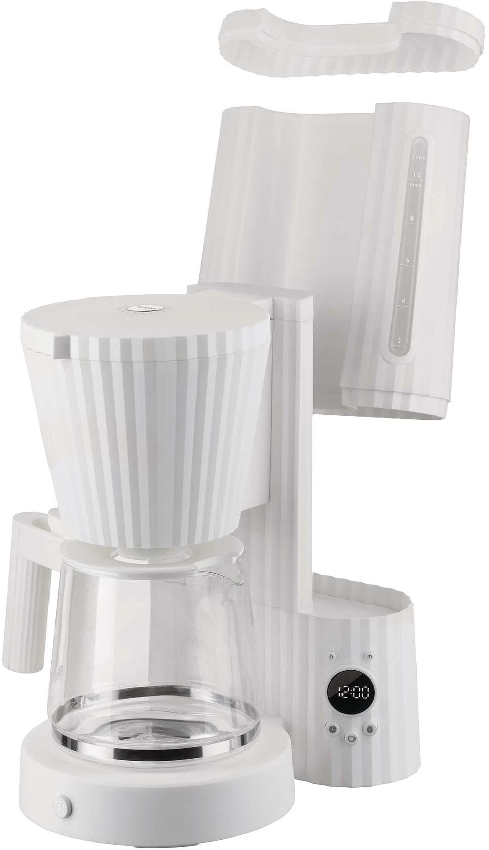 Alessi Filter-koffiezetapparaat Plissé - 1.5 Liter - Wit - Michele De Lucchi - MDL14 W - Afbeelding 4