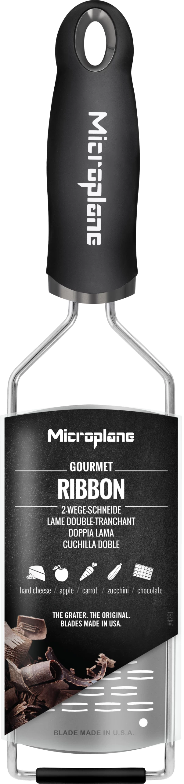 Microplane Rasp Gourmet - Medium Ribbon - RVS - Afbeelding 3