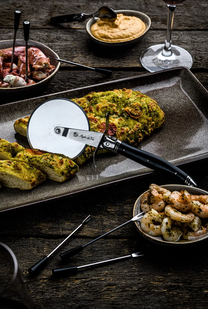 Laguiole Style De Vie Pizzasnijder Premium Line Zwart - Afbeelding 3