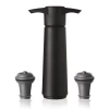 Vacu Vin Wijnpomp Met 2 Wijnstoppers - Wine Saver - Zwart