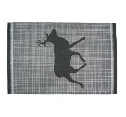 KOOK Theedoek Hert Grijs 50 X 50 Cm