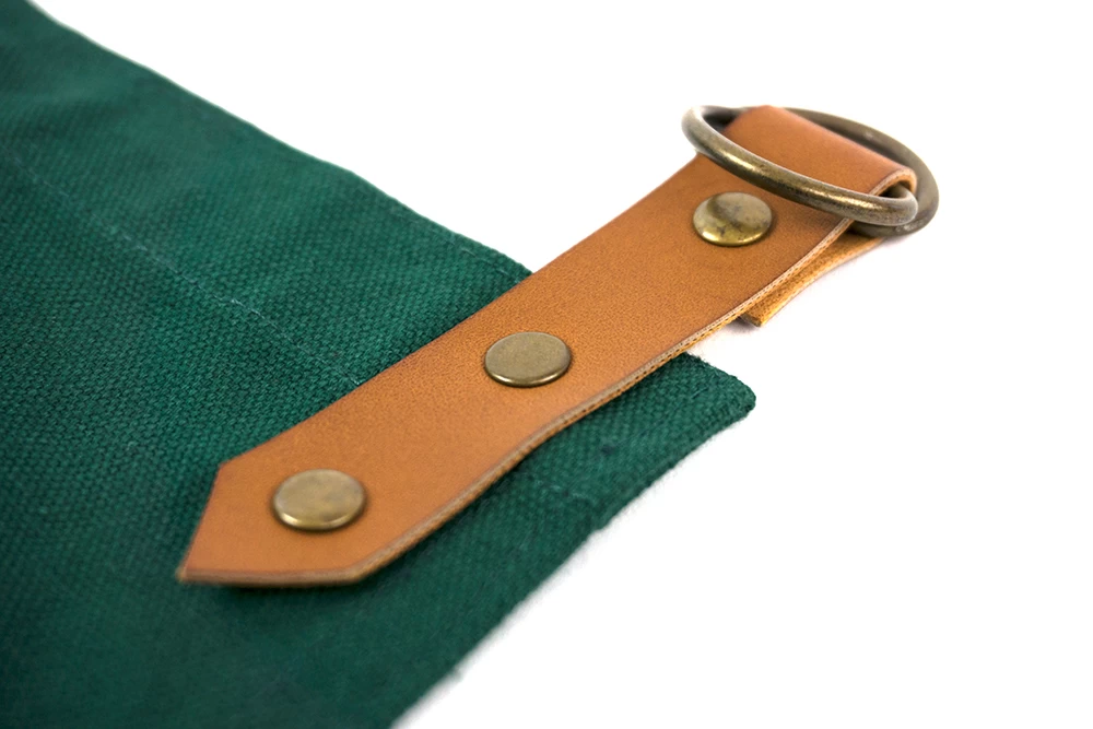 KOOK Keukenschort Recycled Groen 90 X 70 Cm - Afbeelding 4